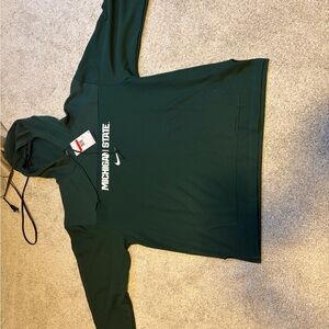 Nike Black Crewneck with Pink Swoosh